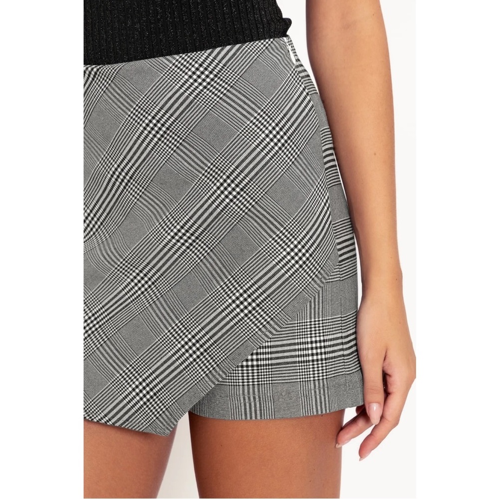 Plaid Mono Skort - Picture 5 of 7